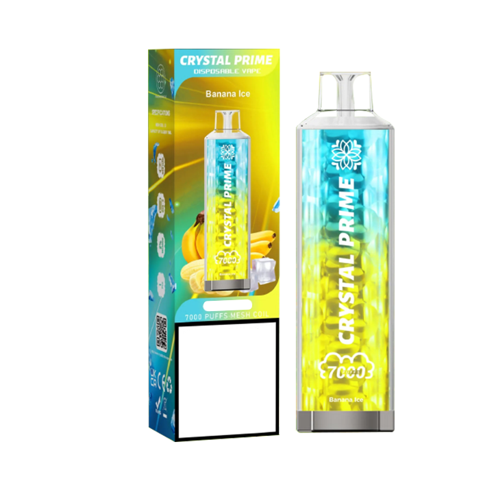 Crystal Prime 7000 Banana Ice Flavour