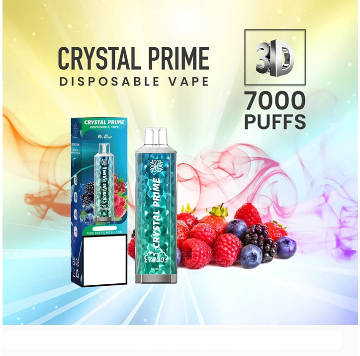 Crystal Prime 7000 Mr Blue Flavour