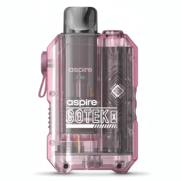 Aspire - Gotek X Pod Vape Kit - Translucent Pink - vapeukwholesale