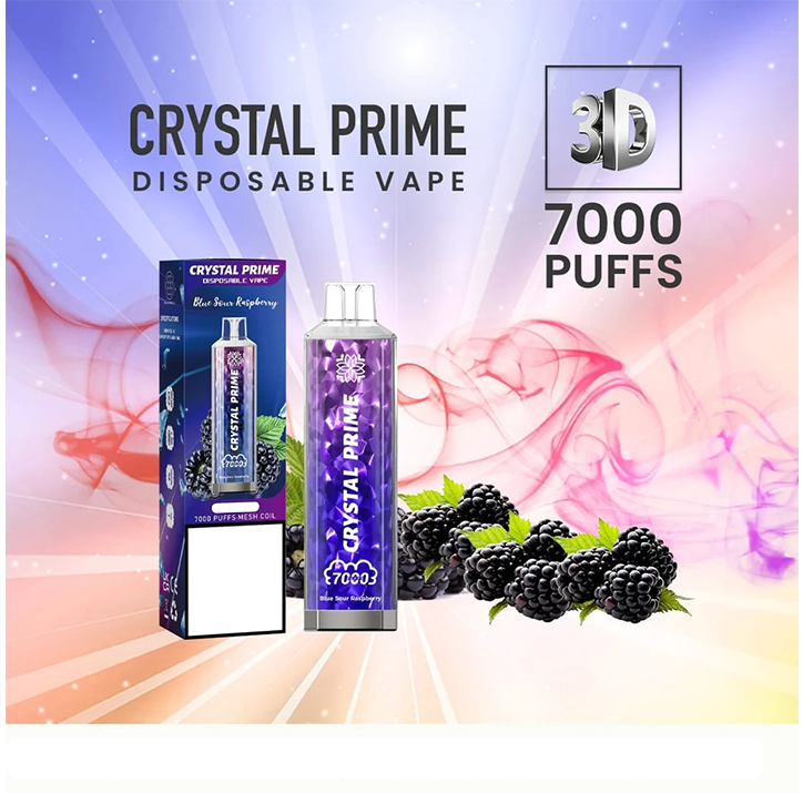 Crystal Prime 7000 Blue Sour Rasberry Flavour