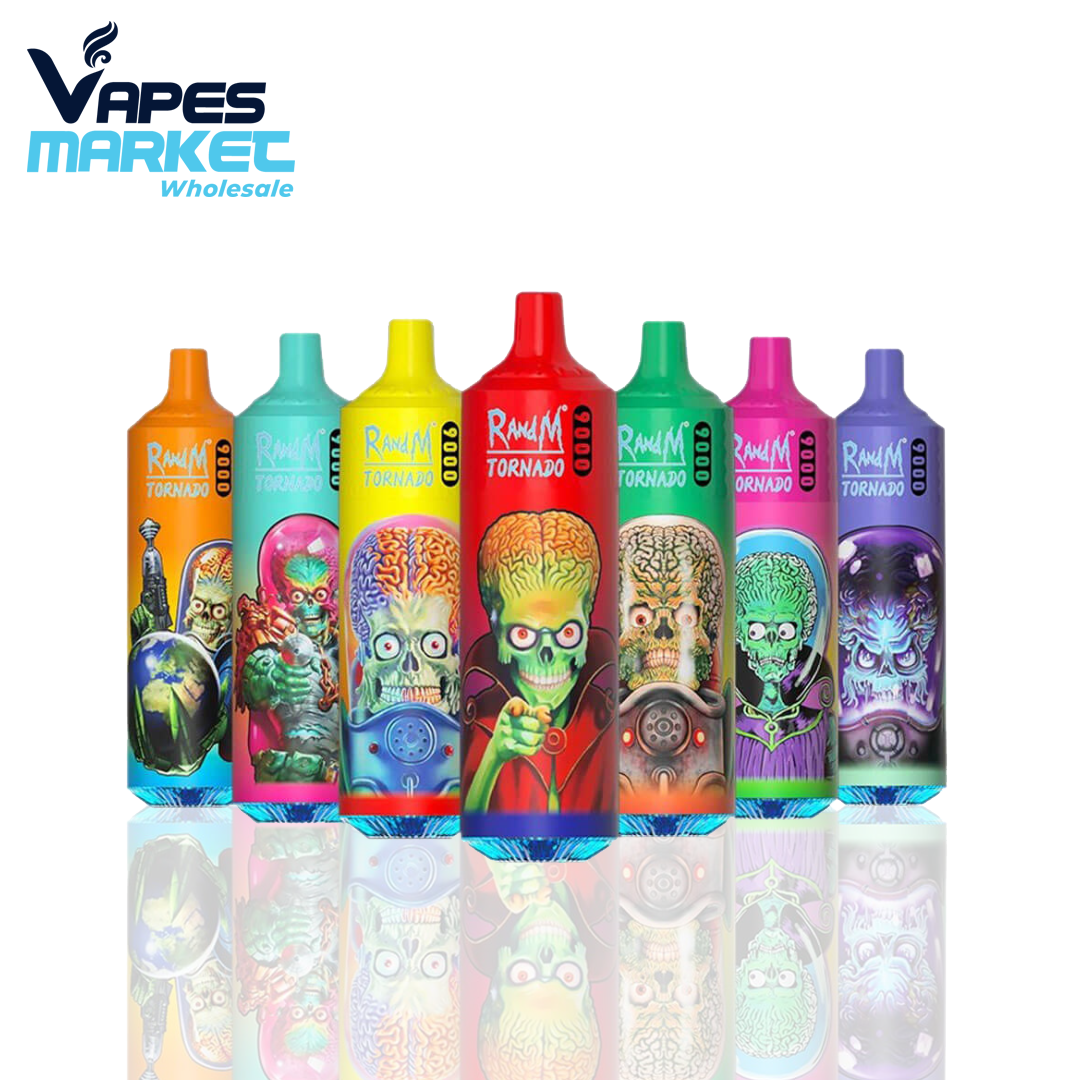 RAndM Tornado 9000 Puffs Disposable Vape Box of 10