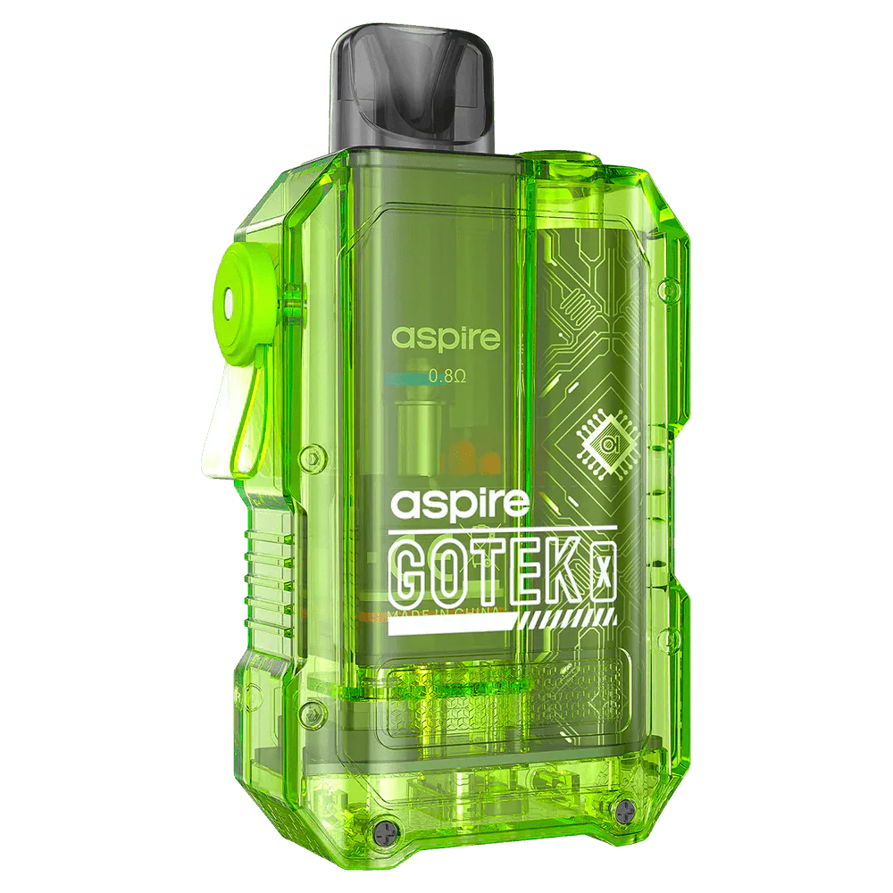 Aspire - Gotek X Pod Vape Kit - Translucent Green - vapeukwholesale