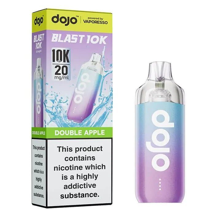 Vaporesso Dojo Blast 10k Prefilled Pod Vape Kit - Box of 5 in Double Apple Flavour available at UK Vaper Wholesale