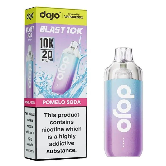 Vaporesso Dojo Blast 10k Prefilled Pod Vape Kit - Box of 5 in Pomleo Soda Flavour available at UK Vaper Wholesale